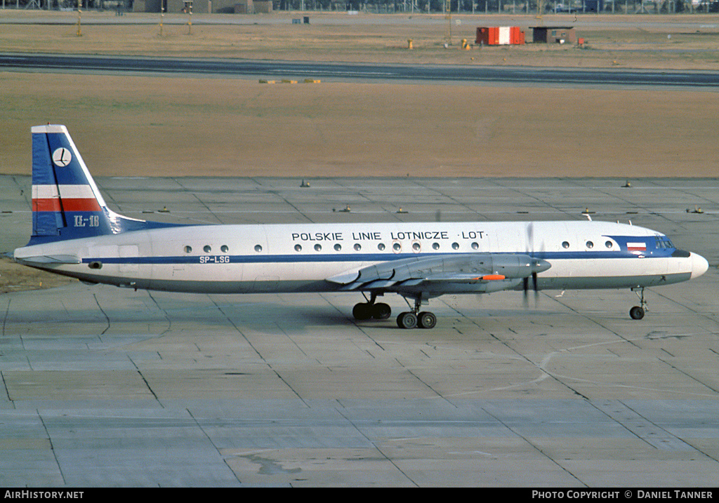 Aircraft Photo of SP-LSG | Ilyushin Il-18E | LOT Polish Airlines - Polskie Linie Lotnicze | AirHistory.net #28500