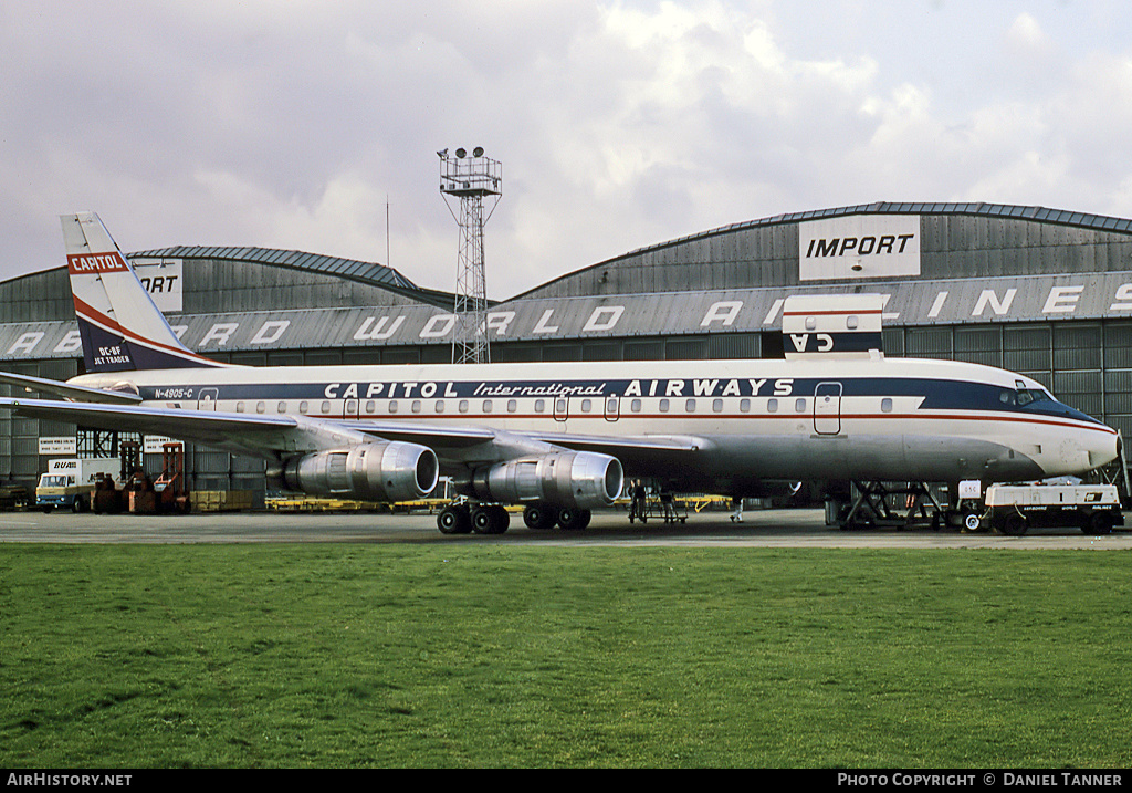 Aircraft Photo of N4905C | Douglas DC-8-55CF Jet Trader | Capitol International Airways | AirHistory.net #28503