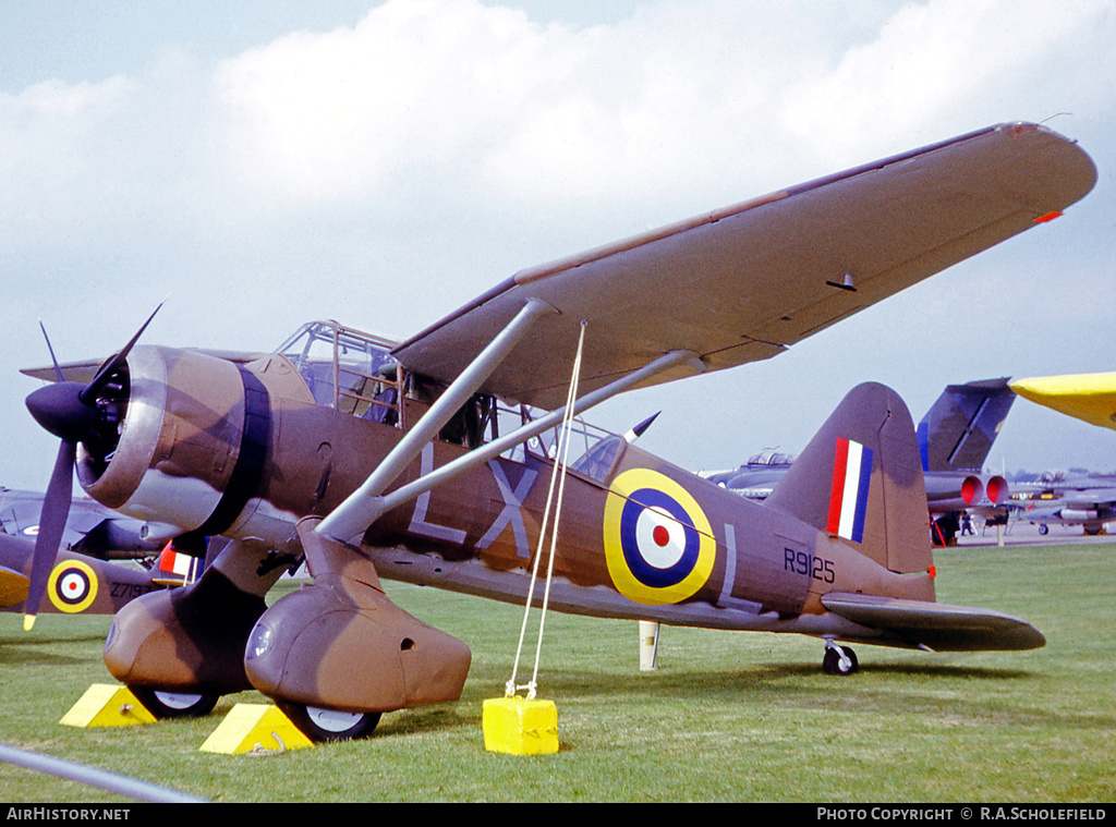 Aircraft Photo of R9125 | Westland Lysander Mk.III | UK - Air Force | AirHistory.net #28513