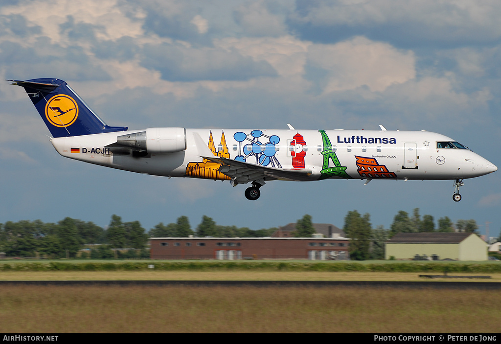 Aircraft Photo of D-ACJH | Bombardier CRJ-200LR (CL-600-2B19) | Lufthansa | AirHistory.net #28519