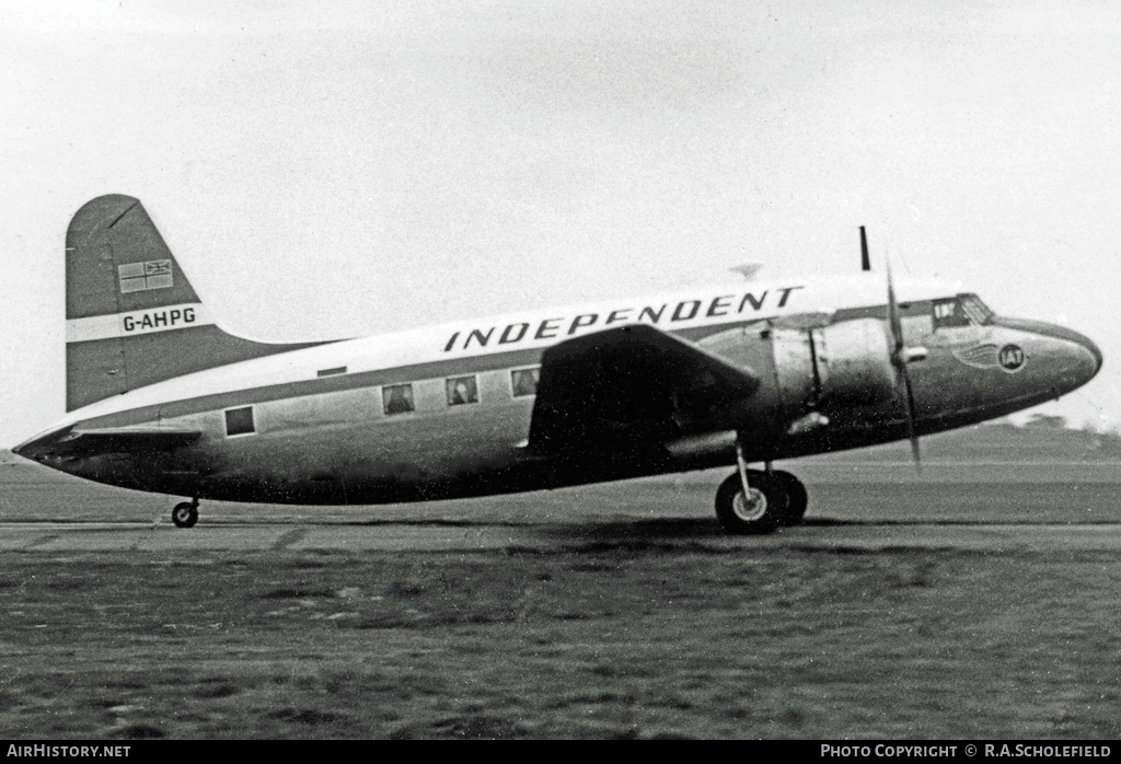 Aircraft Photo of G-AHPG | Vickers 614 Viking 1 | Independent Air Travel - IAT | AirHistory.net #28524