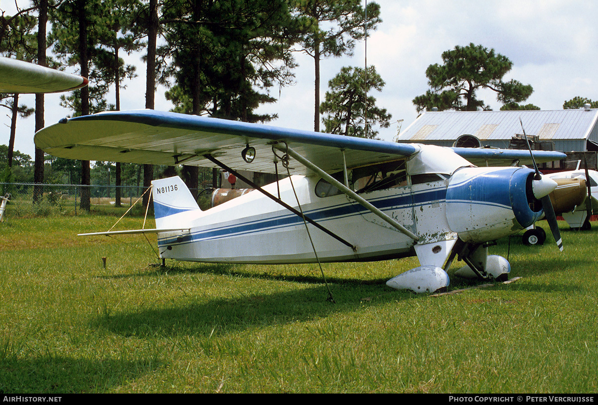 Aircraft Photo of N81136 | Funk B85C | AirHistory.net #28530