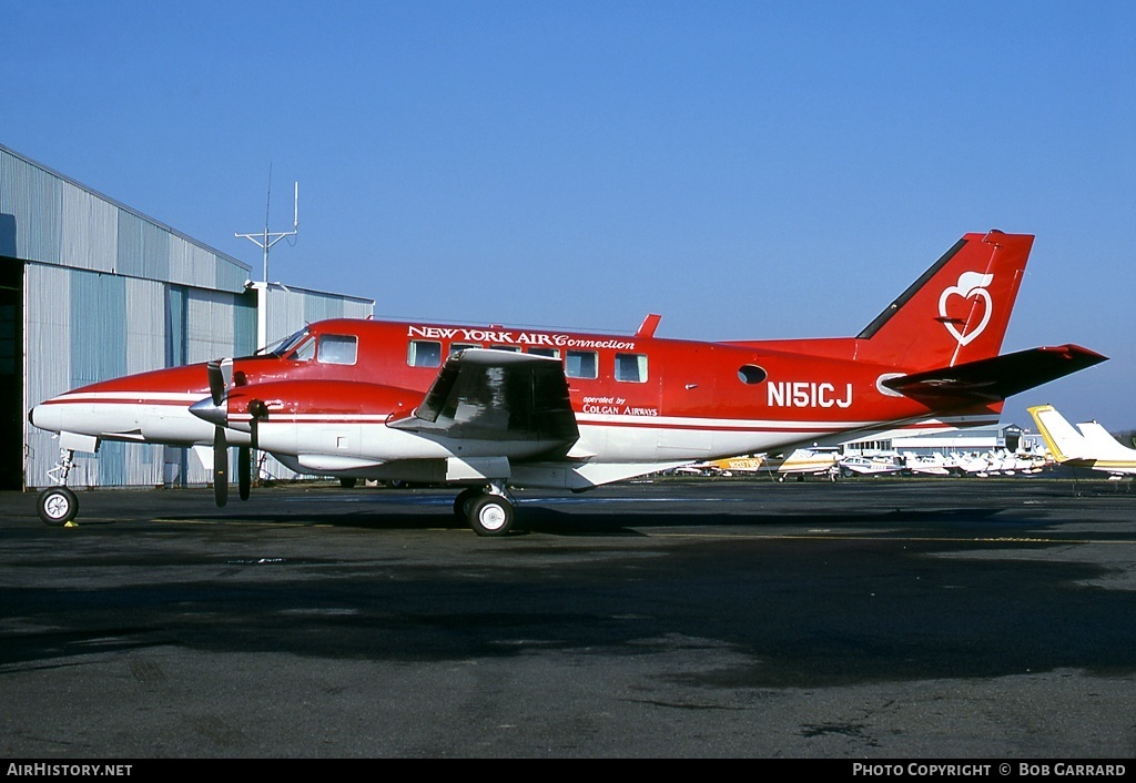 Aircraft Photo of N151CJ | Beech B99 Airliner | New York Air Connection | AirHistory.net #28556