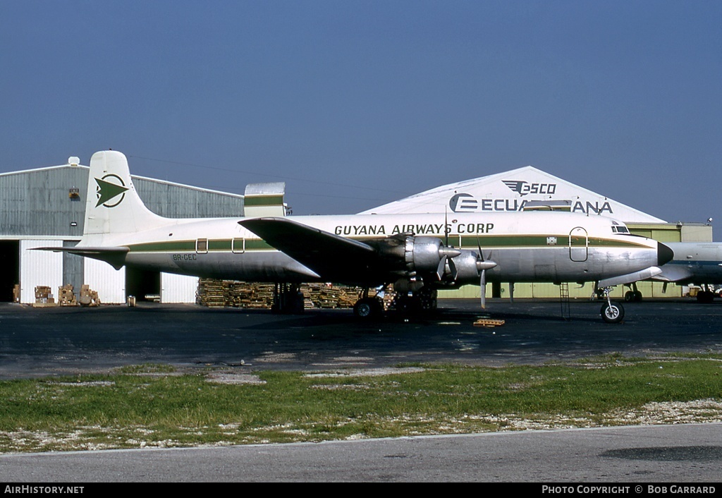 Aircraft Photo of 8R-GEC | Douglas DC-6A | Guyana Airways | AirHistory.net #28560