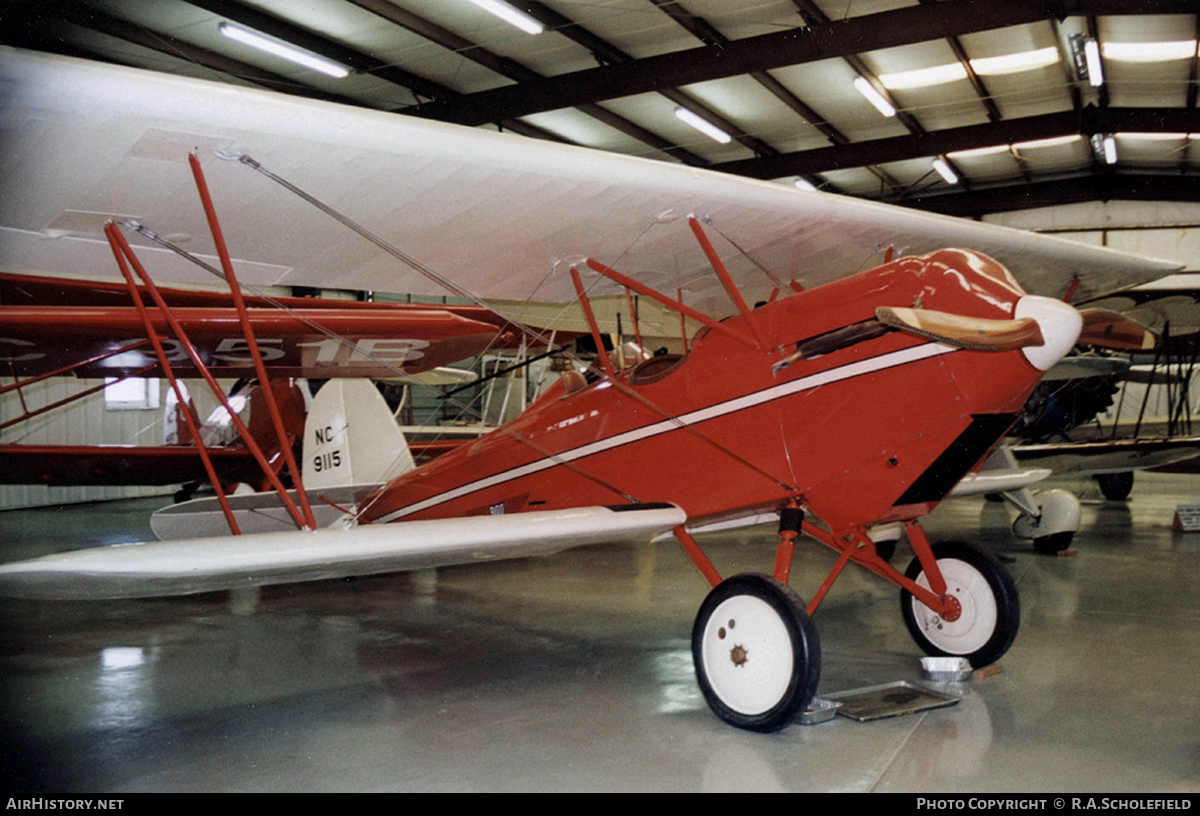 Aircraft Photo of N9115 / NC9115 | Brunner-Winkle Bird A | AirHistory.net #28591