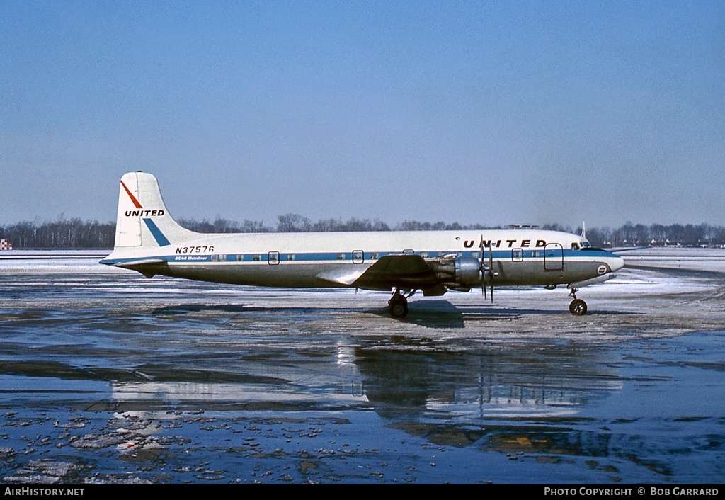 Aircraft Photo of N37576 | Douglas DC-6B | United Air Lines | AirHistory.net #28595