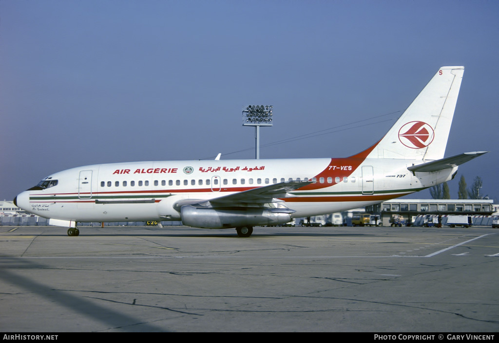 Aircraft Photo of 7T-VES | Boeing 737-2D6C/Adv | Air Algérie | AirHistory.net #28599