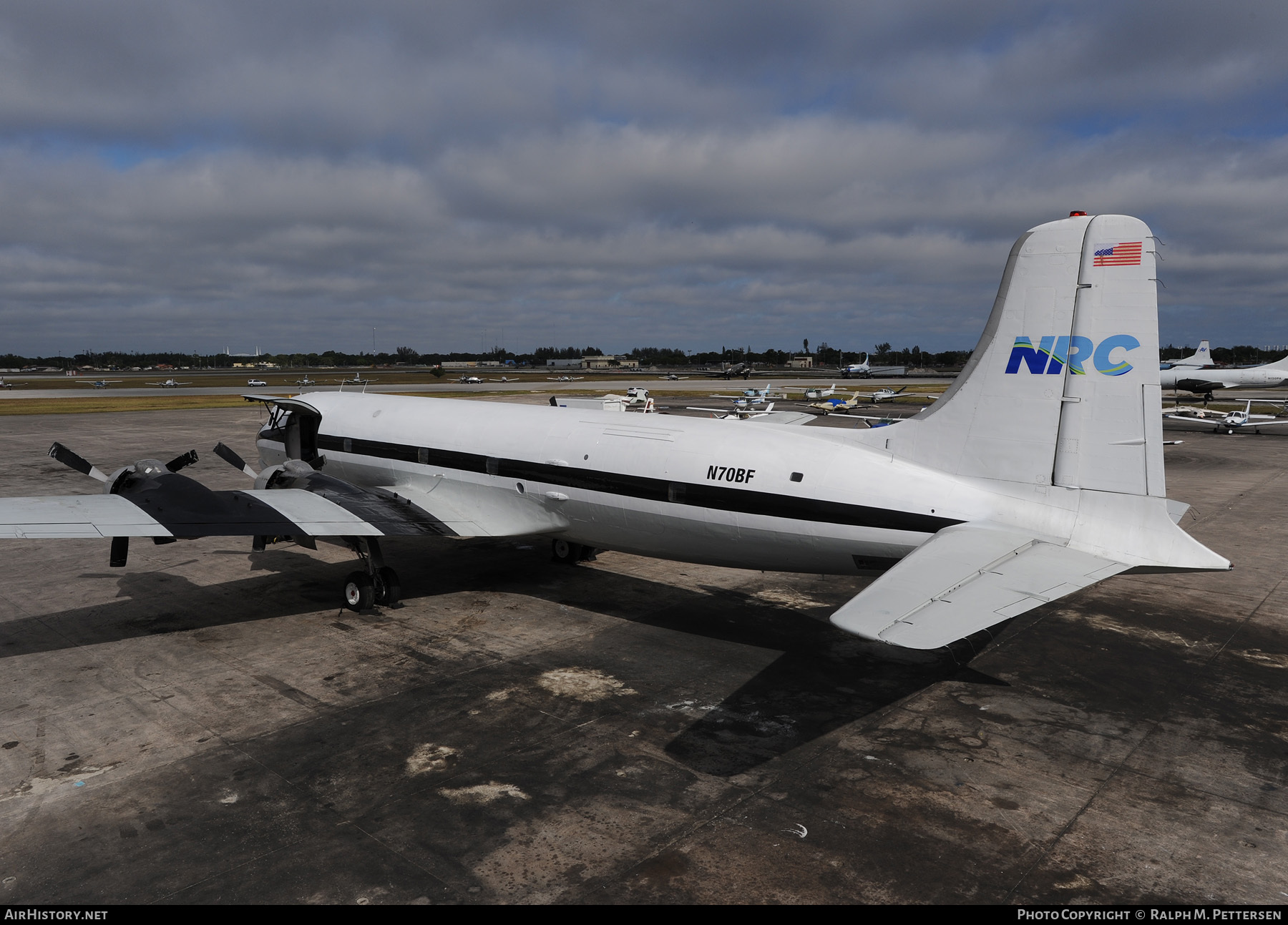 Aircraft Photo of N70BF | Douglas C-118B Liftmaster (DC-6A) | National Response Corporation - NRC | AirHistory.net #28617
