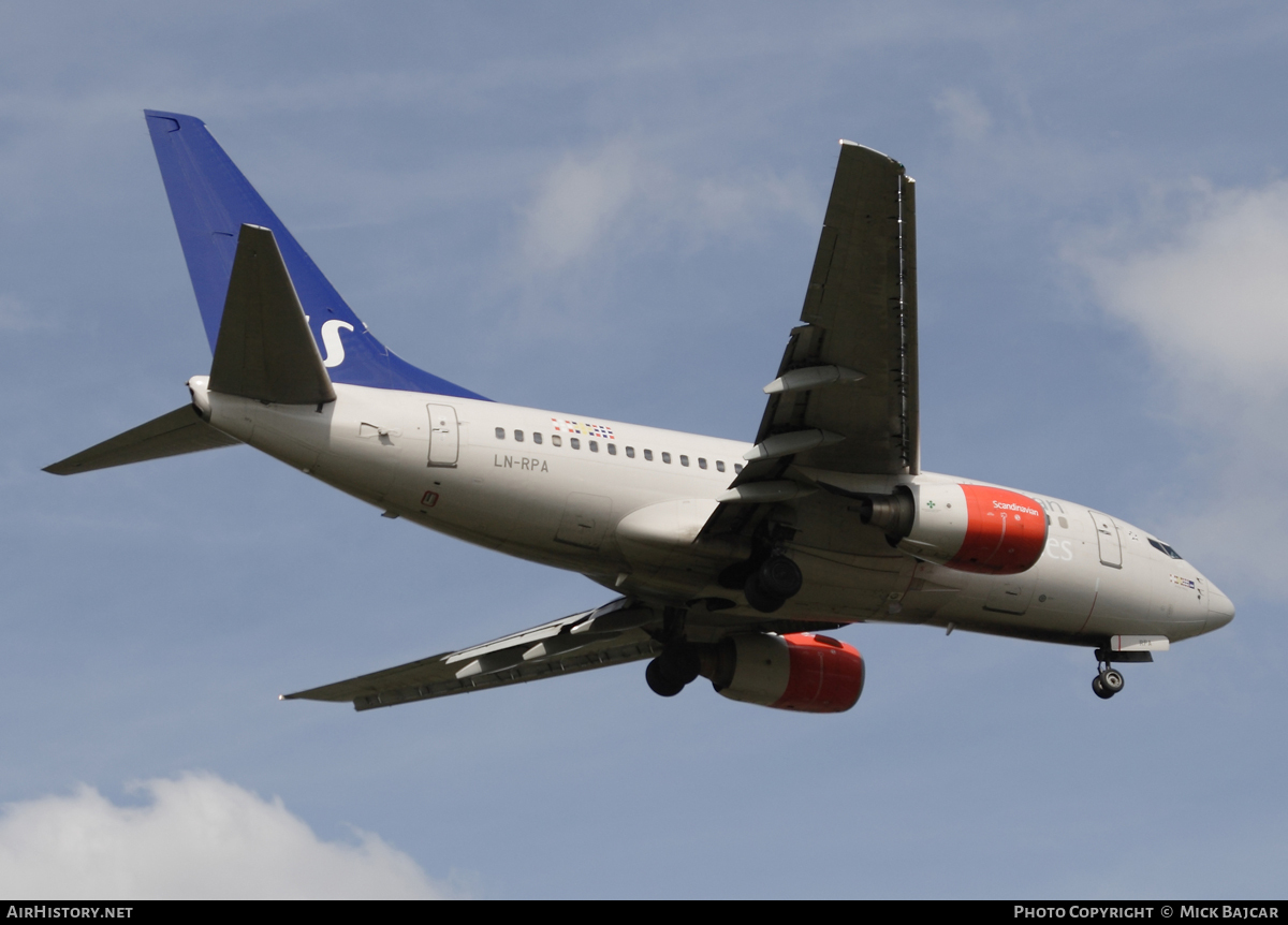 Aircraft Photo of LN-RPA | Boeing 737-683 | Scandinavian Airlines - SAS | AirHistory.net #28640