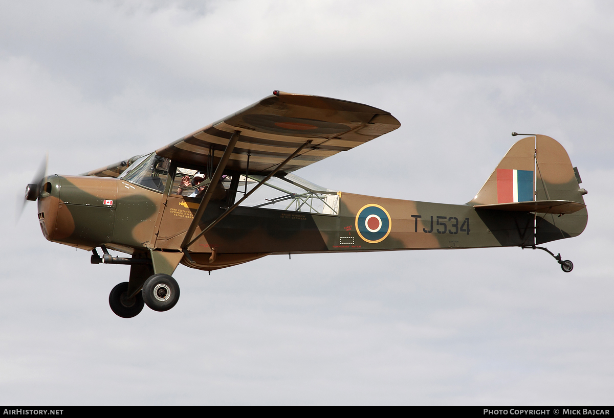 Aircraft Photo of G-AKSY / TJ534 | Auster 5 | UK - Army | AirHistory.net #28656