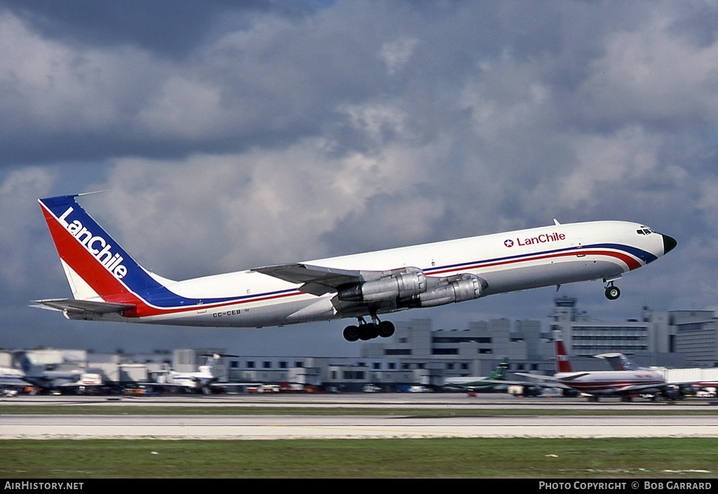 Aircraft Photo of CC-CEB | Boeing 707-385C | LAN Chile Cargo - Línea Aérea Nacional | AirHistory.net #28668