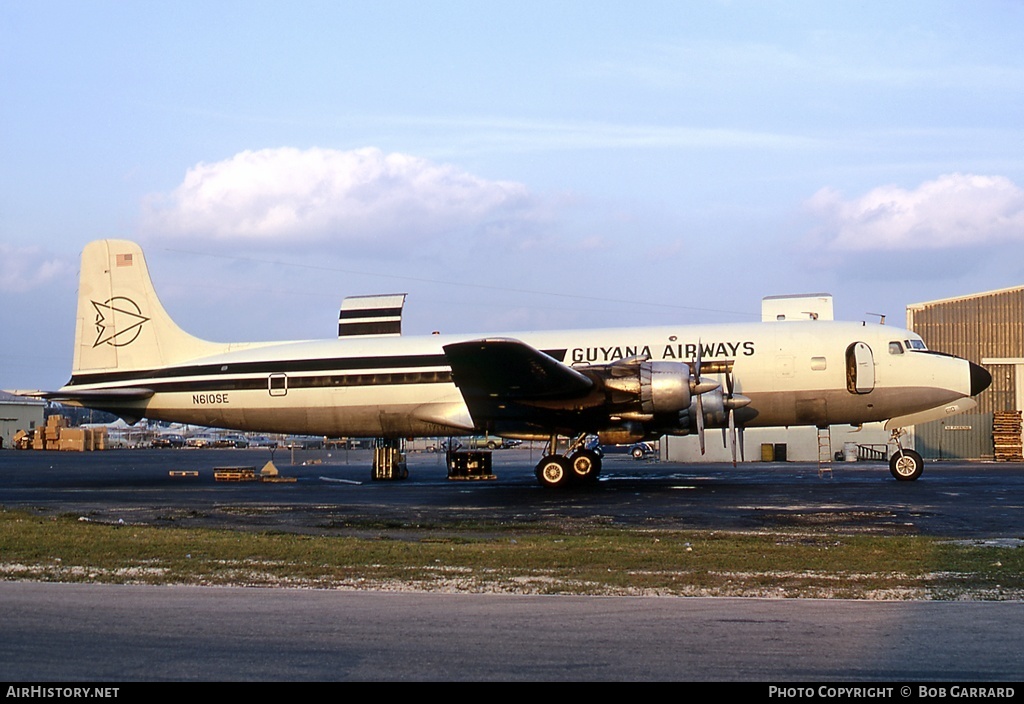 Aircraft Photo of N610SE | Douglas DC-6A | Guyana Airways | AirHistory.net #28673