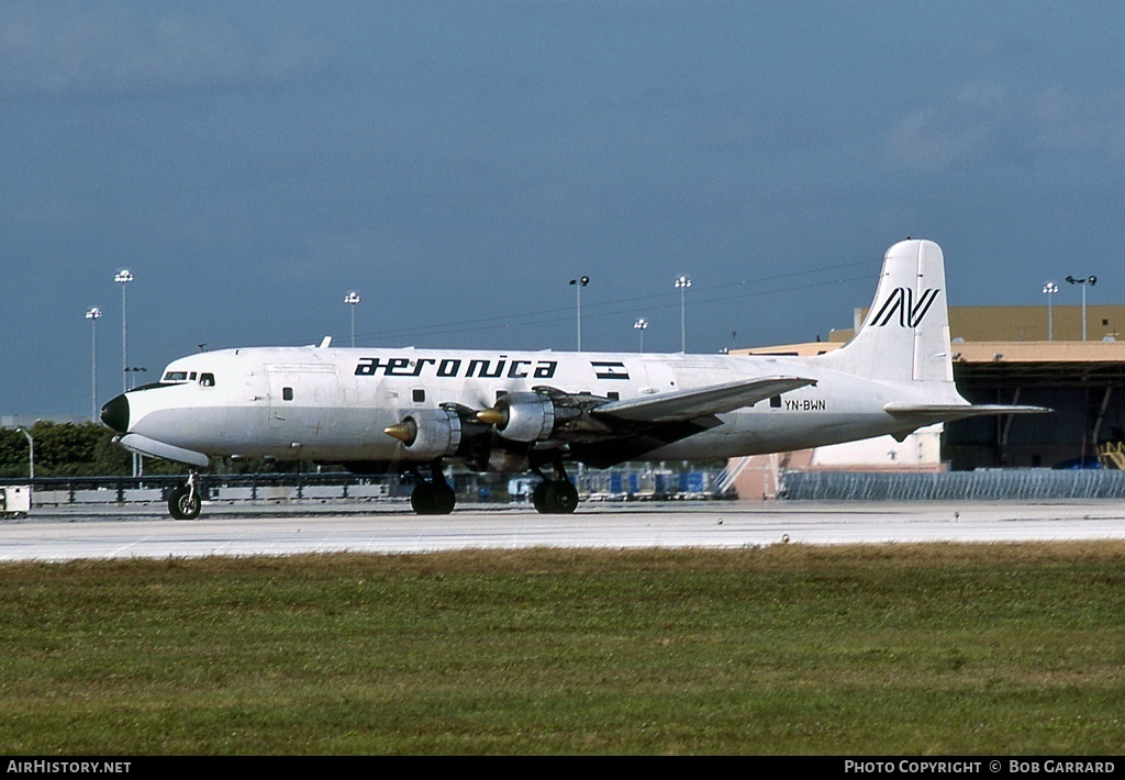 Aircraft Photo of YN-BWN | Douglas DC-6B(F) | Aeronica | AirHistory.net #28684