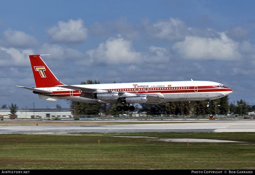 Aircraft Photo of HK-2477X | Boeing 707-321 | TAMPA - Transportes Aéreos Mercantiles Panamericanos | AirHistory.net #28697