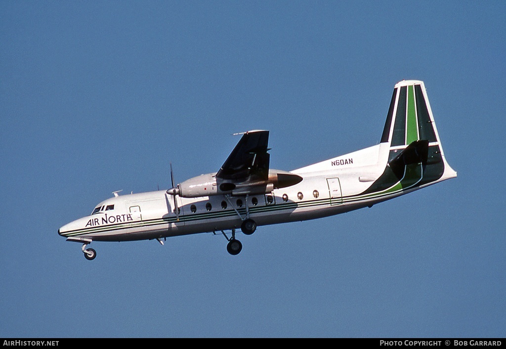 Aircraft Photo of N60AN | Fokker F27-600 Friendship | Air North | AirHistory.net #28699
