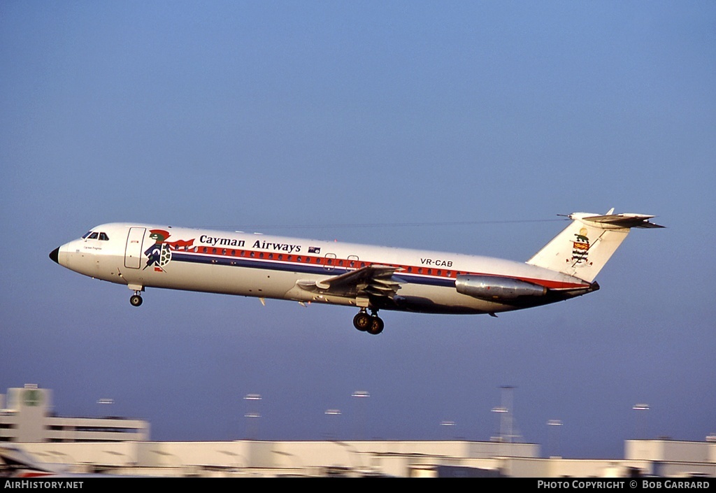 Aircraft Photo of VR-CAB | BAC 111-531FS One-Eleven | Cayman Airways | AirHistory.net #28709