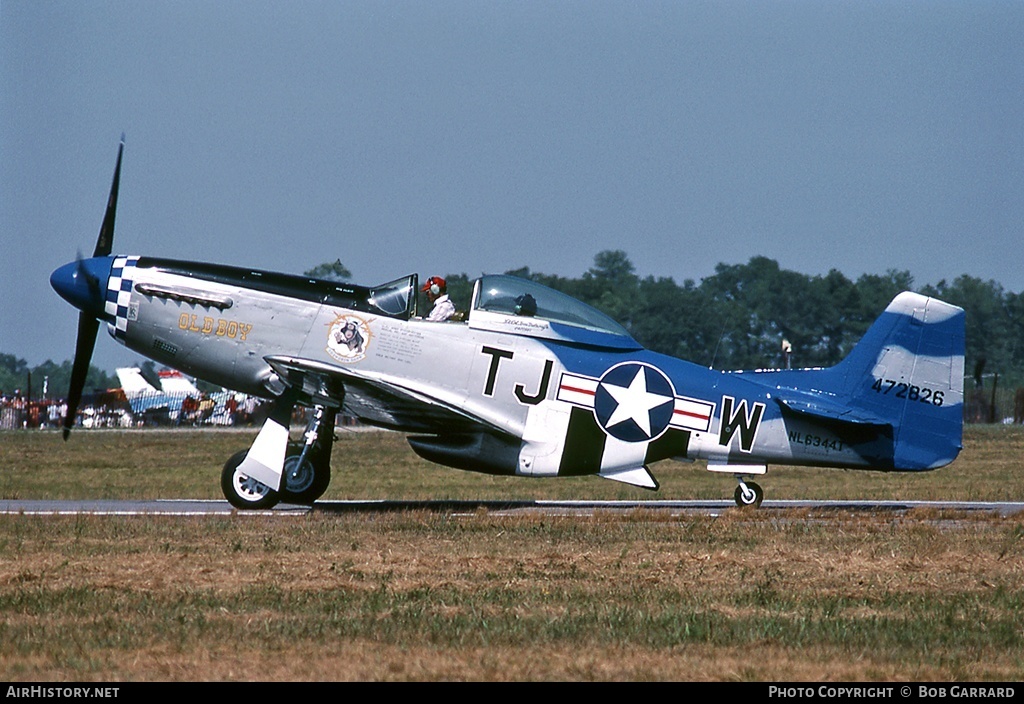 Aircraft Photo of N6344T / NL6344T / 472826 | North American P-51D Mustang | USA - Air Force | AirHistory.net #28732
