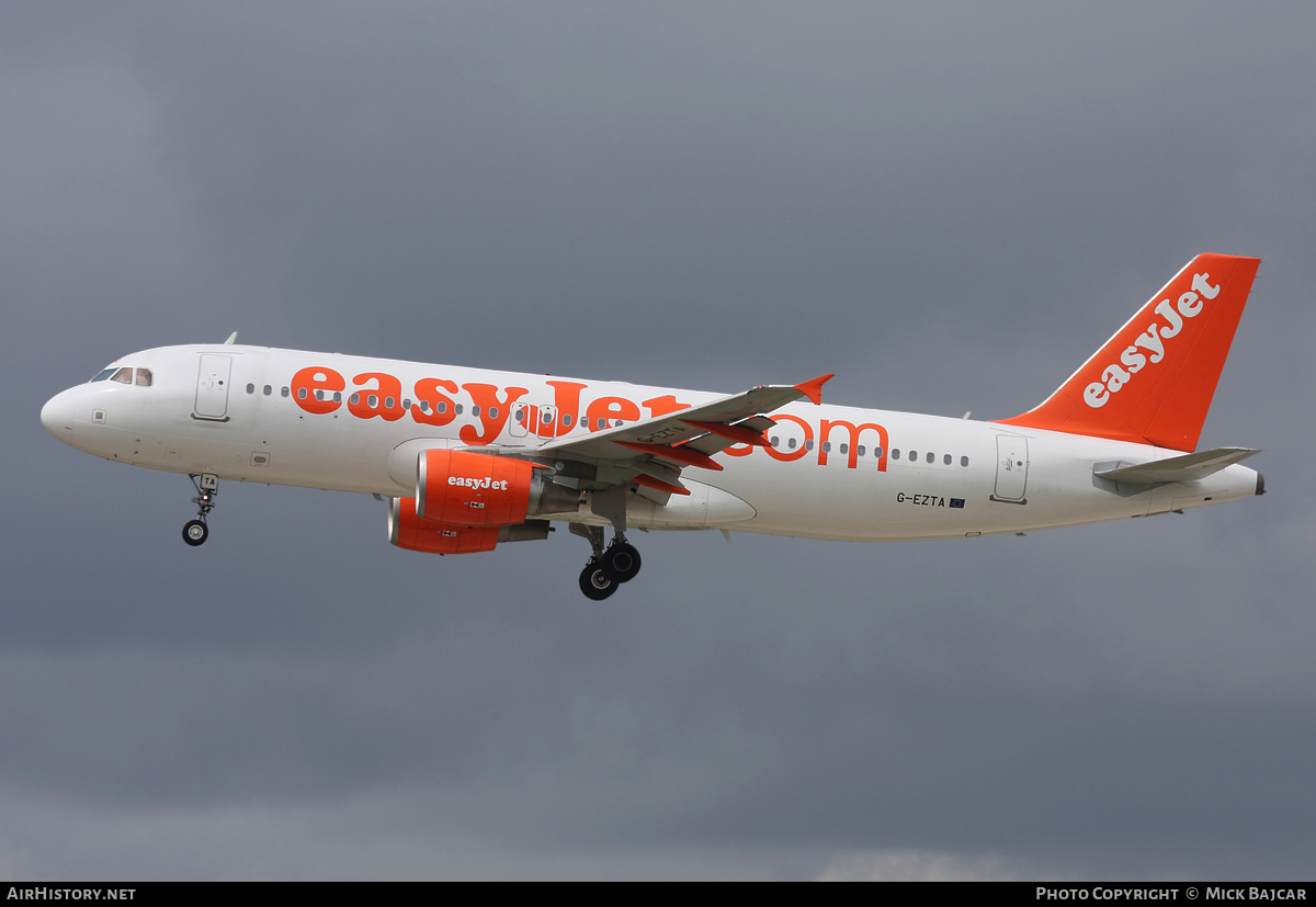 Aircraft Photo of G-EZTA | Airbus A320-214 | EasyJet | AirHistory.net #28757