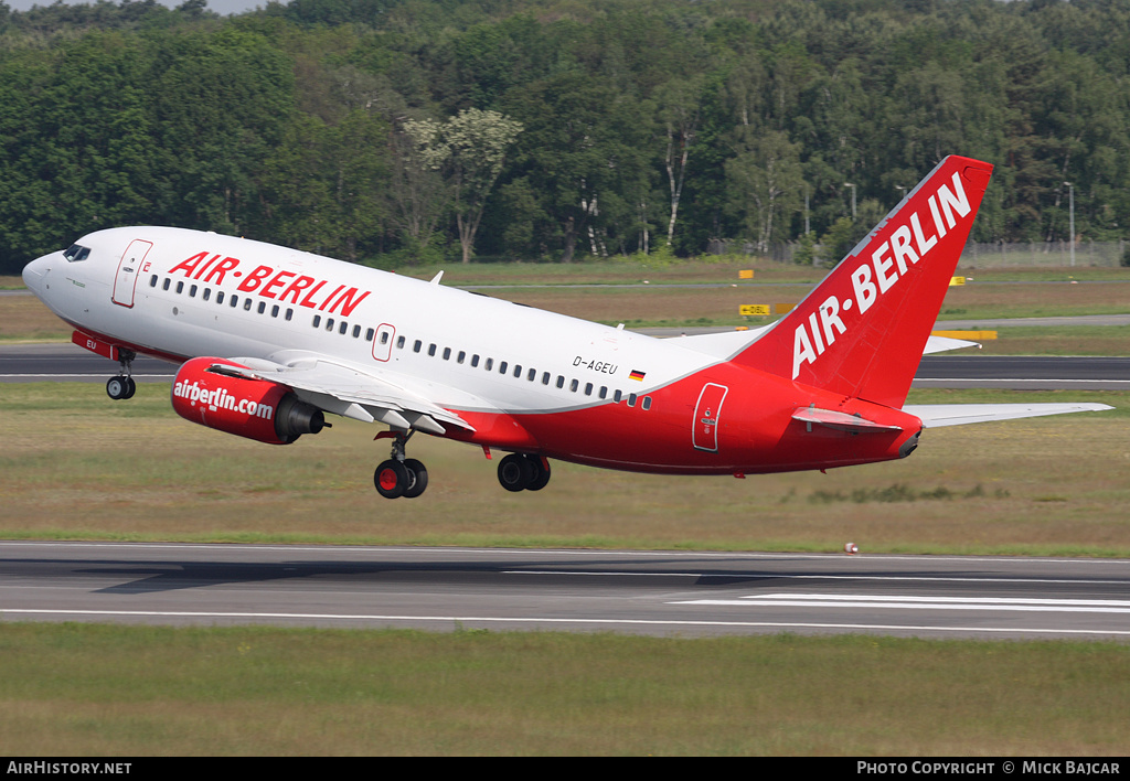 Aircraft Photo of D-AGEU | Boeing 737-75B | Air Berlin | AirHistory.net #28797