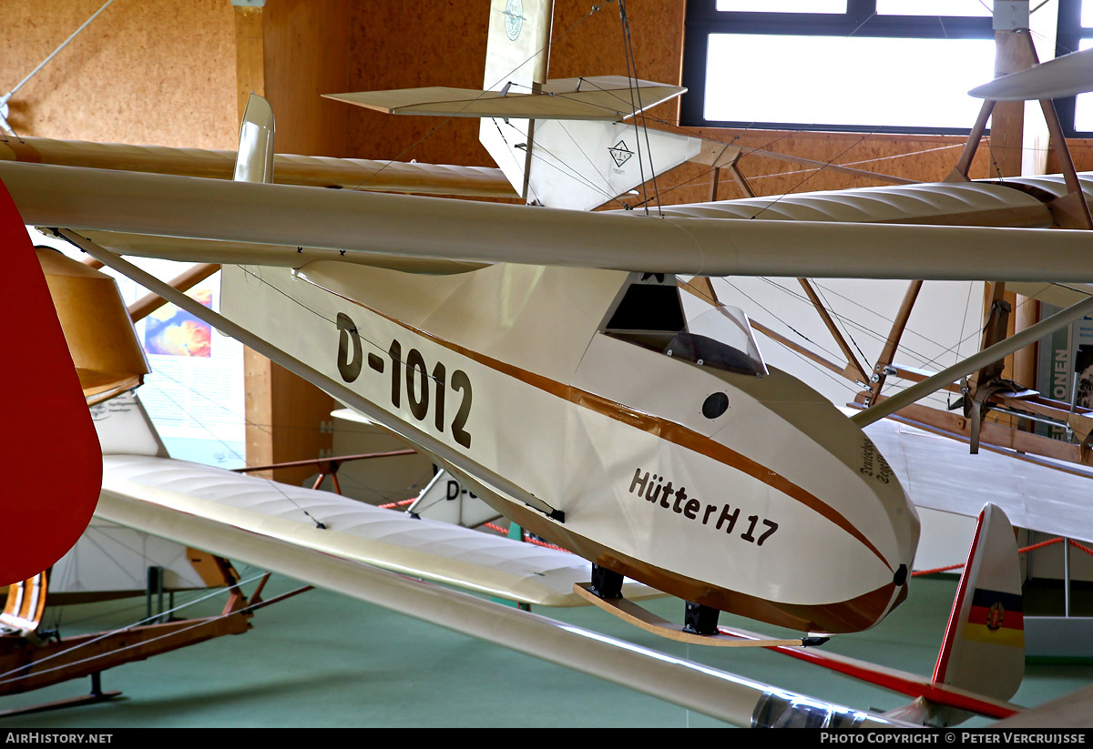 Aircraft Photo of D-1012 | Hütter H-17A | Deutsches Segelflugmuseum | AirHistory.net #28798