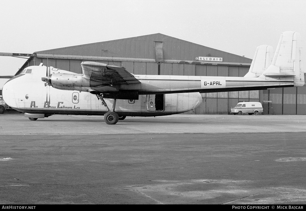 Aircraft Photo of G-APRL | Armstrong Whitworth AW-650 Argosy 101 | Air Bridge Carriers - ABC | AirHistory.net #28822