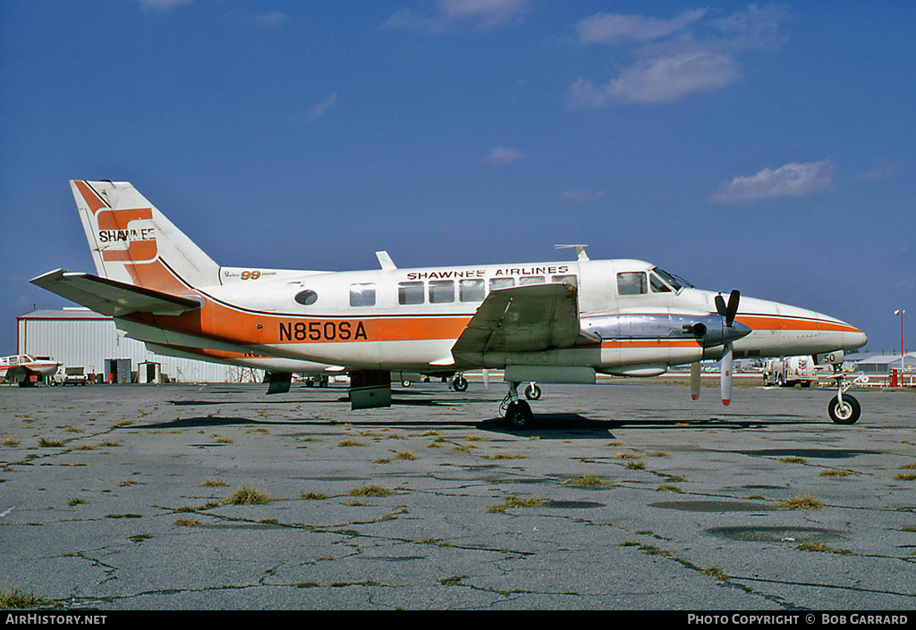 Aircraft Photo of N850SA | Beech 99 Airliner | Shawnee Airlines | AirHistory.net #28838