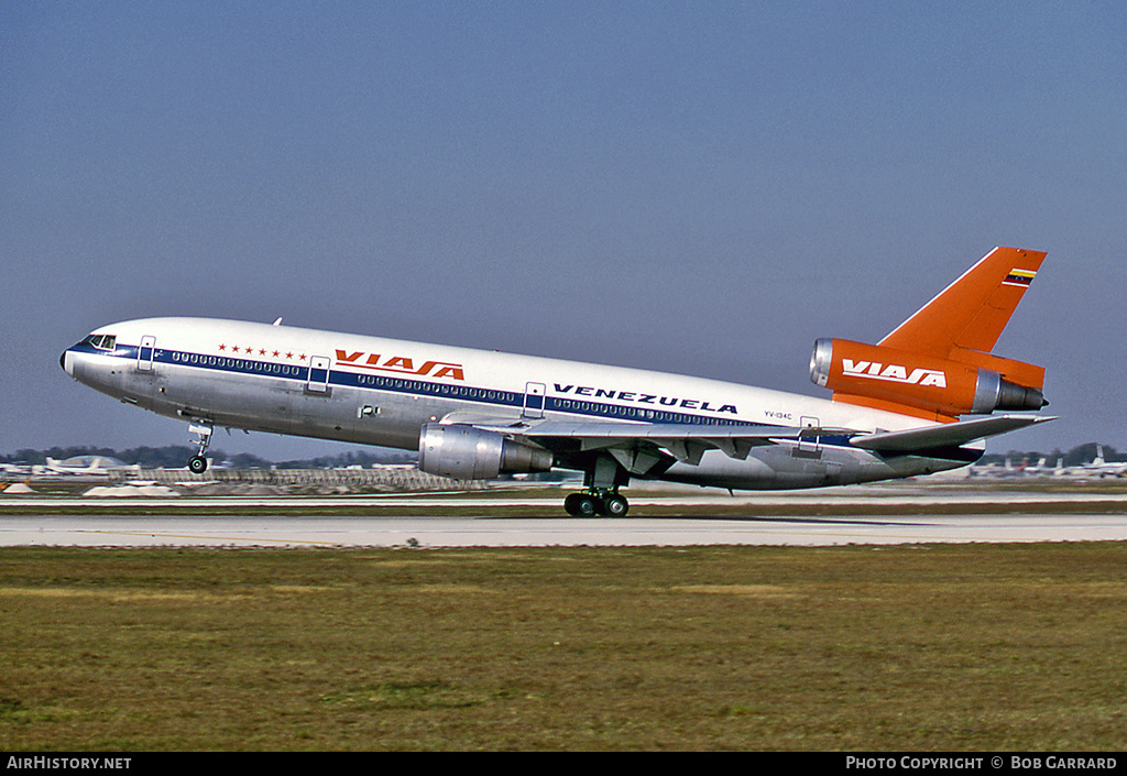 Aircraft Photo of YV-134C | McDonnell Douglas DC-10-30 | Viasa | AirHistory.net #28848