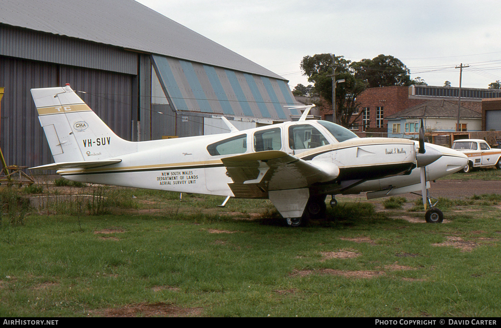 Aircraft Photo of VH-SUV | Beech 56TC Turbo Baron | New South Wales Department of Lands | AirHistory.net #28850