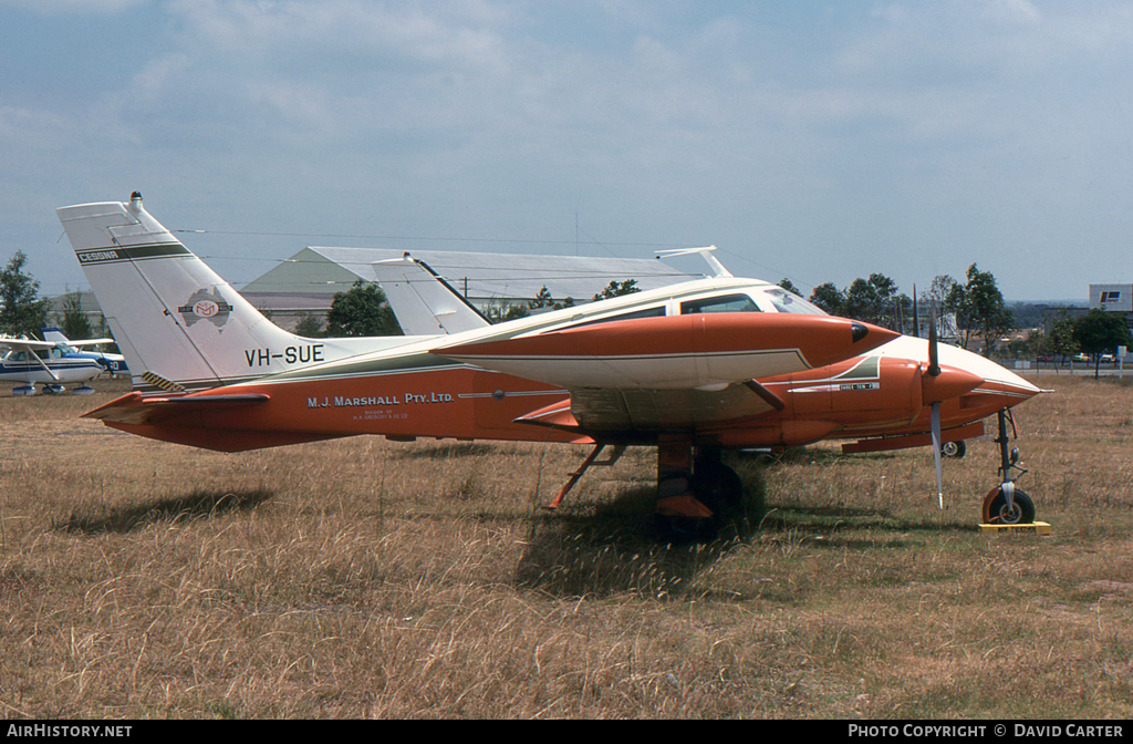 Aircraft Photo of VH-SUE | Cessna 310P | M J Marshall Pty Ltd. | AirHistory.net #28852