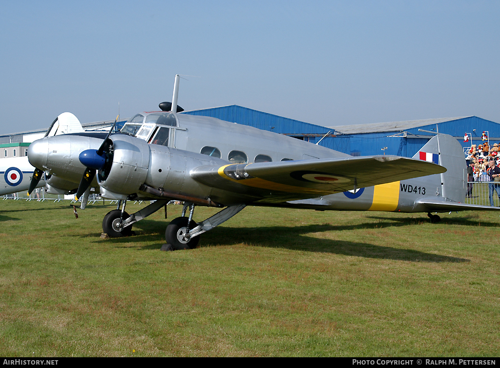 Aircraft Photo of G-VROE / WD413 | Avro 652A Anson T21 | UK - Air Force | AirHistory.net #28889