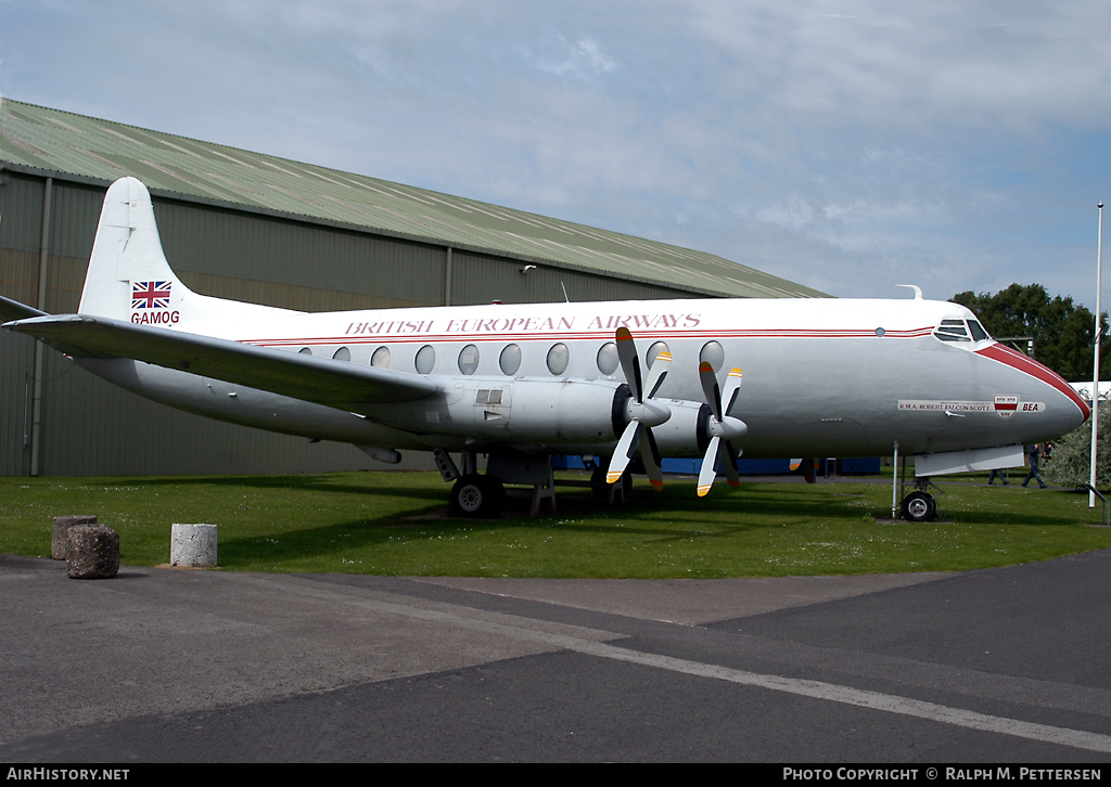 Aircraft Photo of G-AMOG | Vickers 701 Viscount | BEA - British European Airways | AirHistory.net #28893