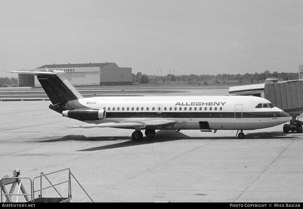 Aircraft Photo of N1549 | BAC 111-203AE One-Eleven | Allegheny Airlines | AirHistory.net #28902