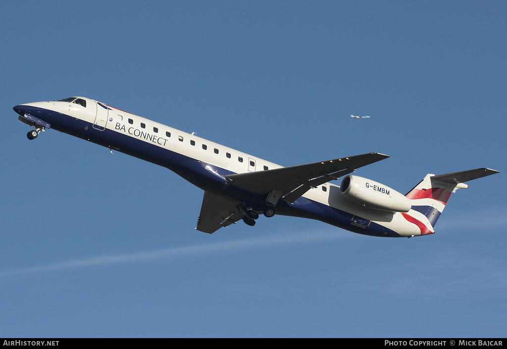 Aircraft Photo of G-EMBM | Embraer ERJ-145EU (EMB-145EU) | BA Connect | AirHistory.net #28912