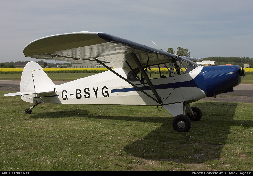 Aircraft Photo of G-BSYG | Piper PA-12 Super Cruiser | AirHistory.net #28913