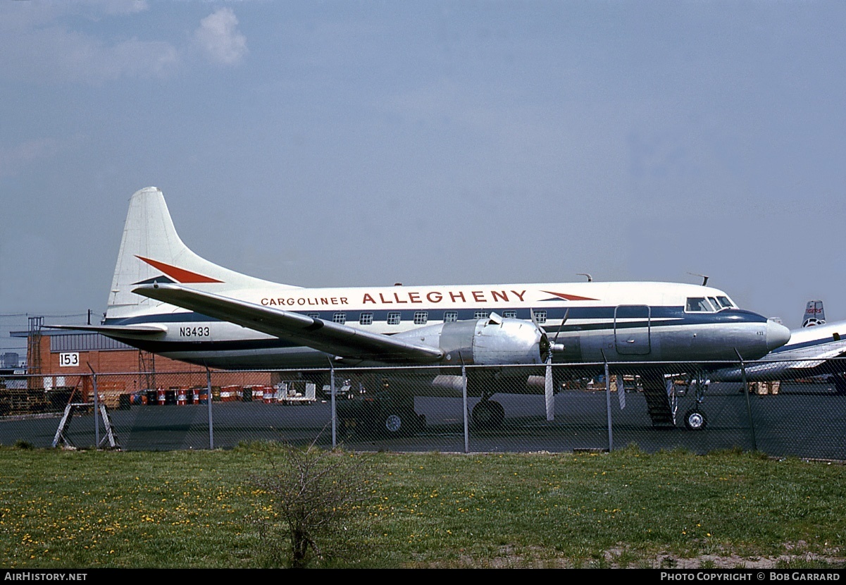 Aircraft Photo of N3433 | Convair 440-32 Metropolitan | Allegheny Airlines | AirHistory.net #28952