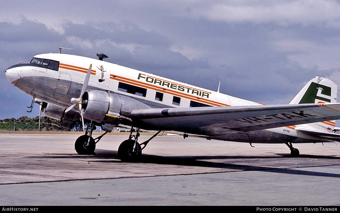 Aircraft Photo of VH-TAK | Douglas DC-3(C) | Forrestair | AirHistory.net #28968
