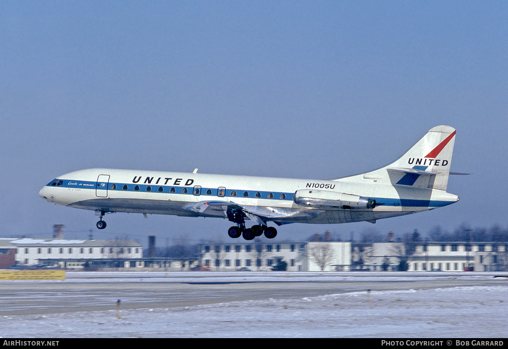 Aircraft Photo of N1005U | Sud SE-210 Caravelle VI-R | United Air Lines | AirHistory.net #28984