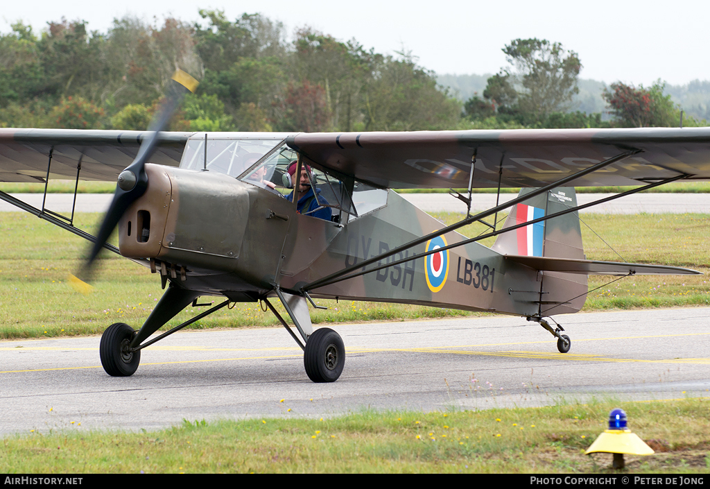 Aircraft Photo of OY-DSH / LB381 | Taylorcraft D/1 Auster Mk1 | Dansk Veteranflysamling | UK - Air Force | AirHistory.net #29011