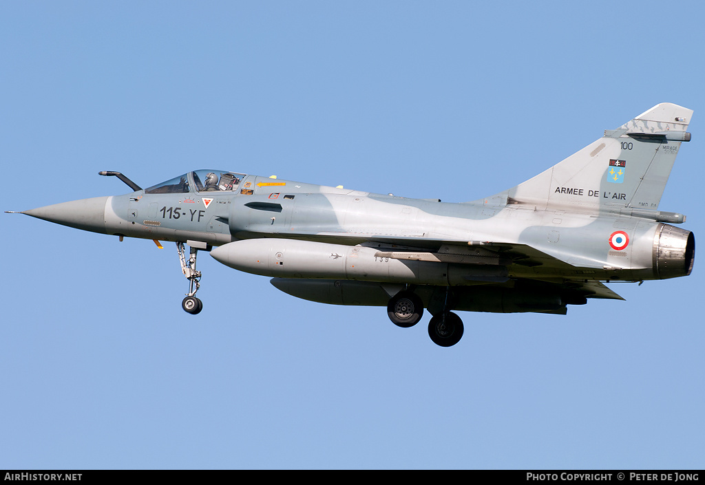 Aircraft Photo of 100 | Dassault Mirage 2000C | France - Air Force | AirHistory.net #29018