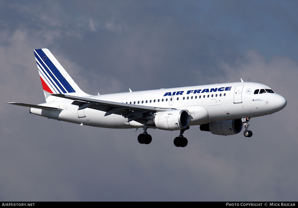 Aircraft Photo of F-GRHD | Airbus A319-111 | Air France | AirHistory.net #29043