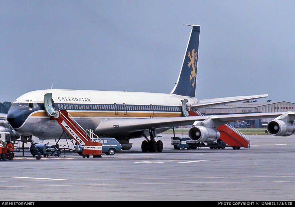 Aircraft Photo of G-AWTK | Boeing 707-349C | Caledonian Airways | AirHistory.net #29063