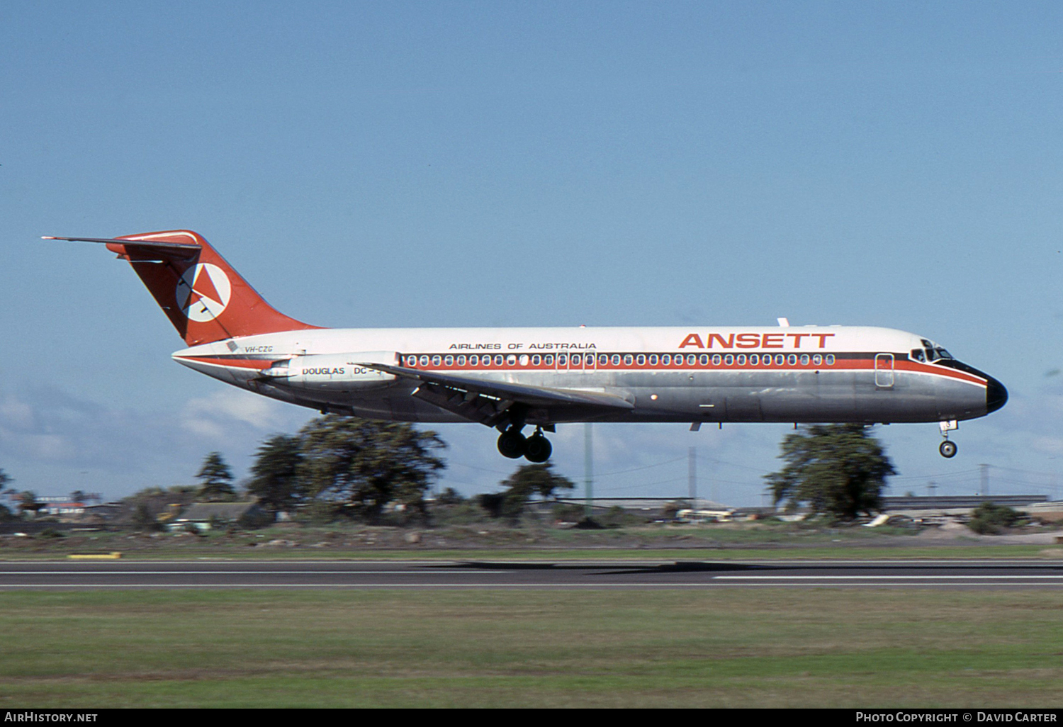 Aircraft Photo of VH-CZG | McDonnell Douglas DC-9-31 | Ansett Airlines of Australia | AirHistory.net #29067
