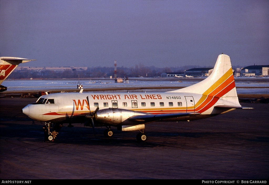 Aircraft Photo of N74850 | Convair 600 | Wright Air Lines | AirHistory.net #29076