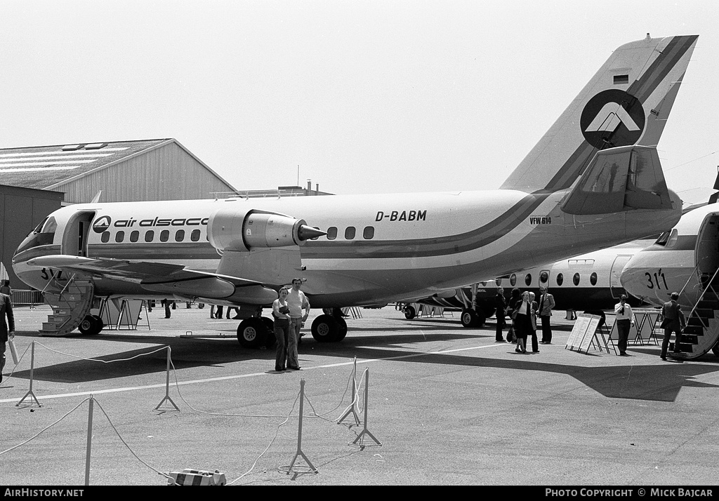 Aircraft Photo of D-BABM | VFW-Fokker VFW-614 | Air Alsace | AirHistory.net #29083