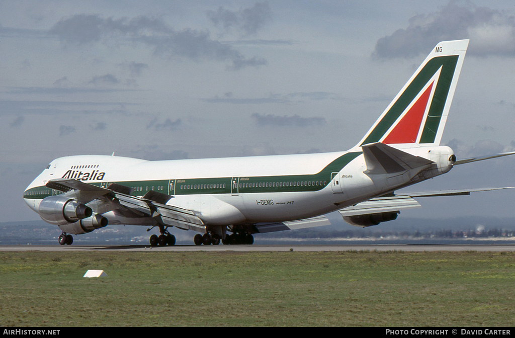 Aircraft Photo of I-DEMG | Boeing 747-243B | Alitalia | AirHistory.net #29092