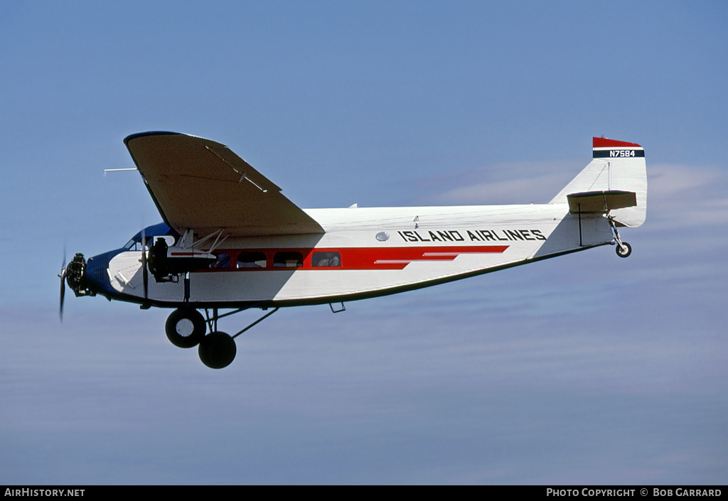 Aircraft Photo of N7584 | Ford 4-AT-B Tri-Motor | Island Airlines | AirHistory.net #29096