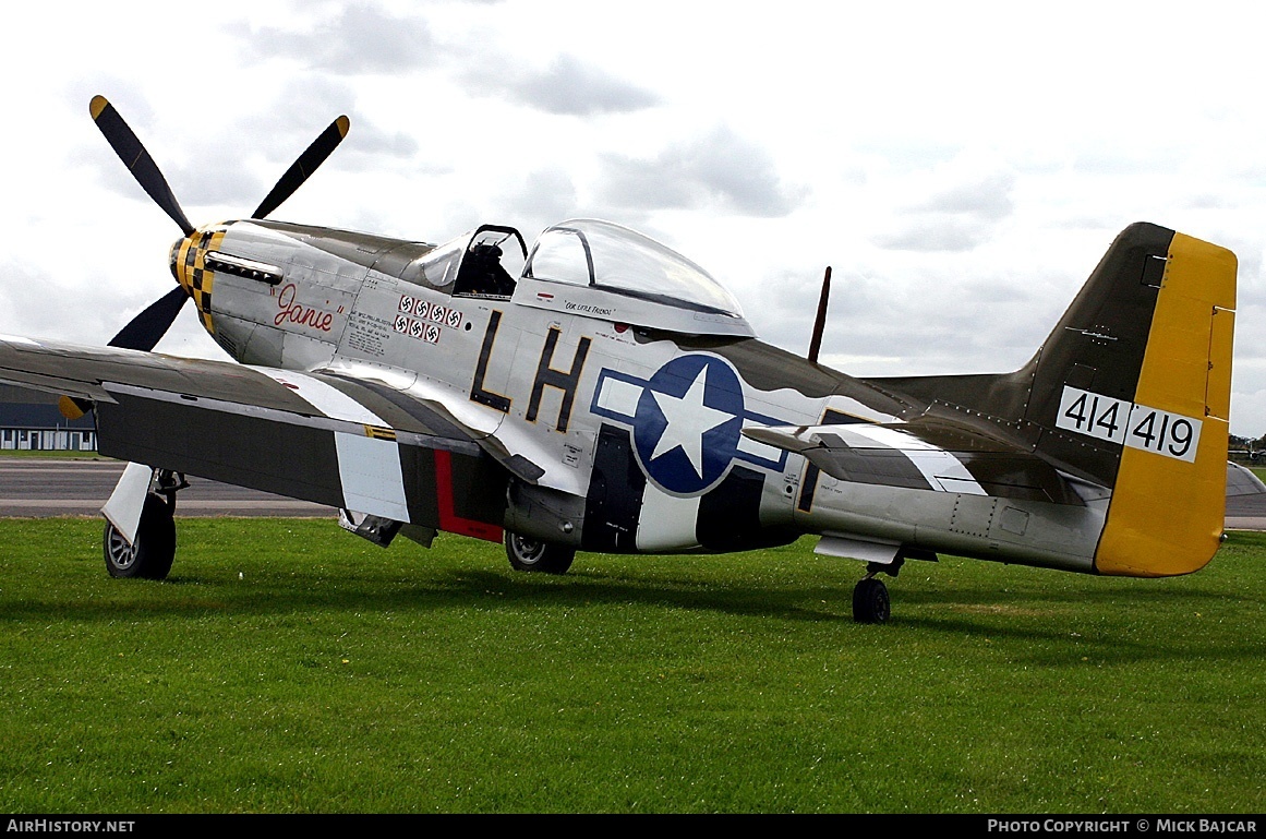 Aircraft Photo of G-MSTG / 414419 | North American P-51D Mustang | USA - Air Force | AirHistory.net #29109