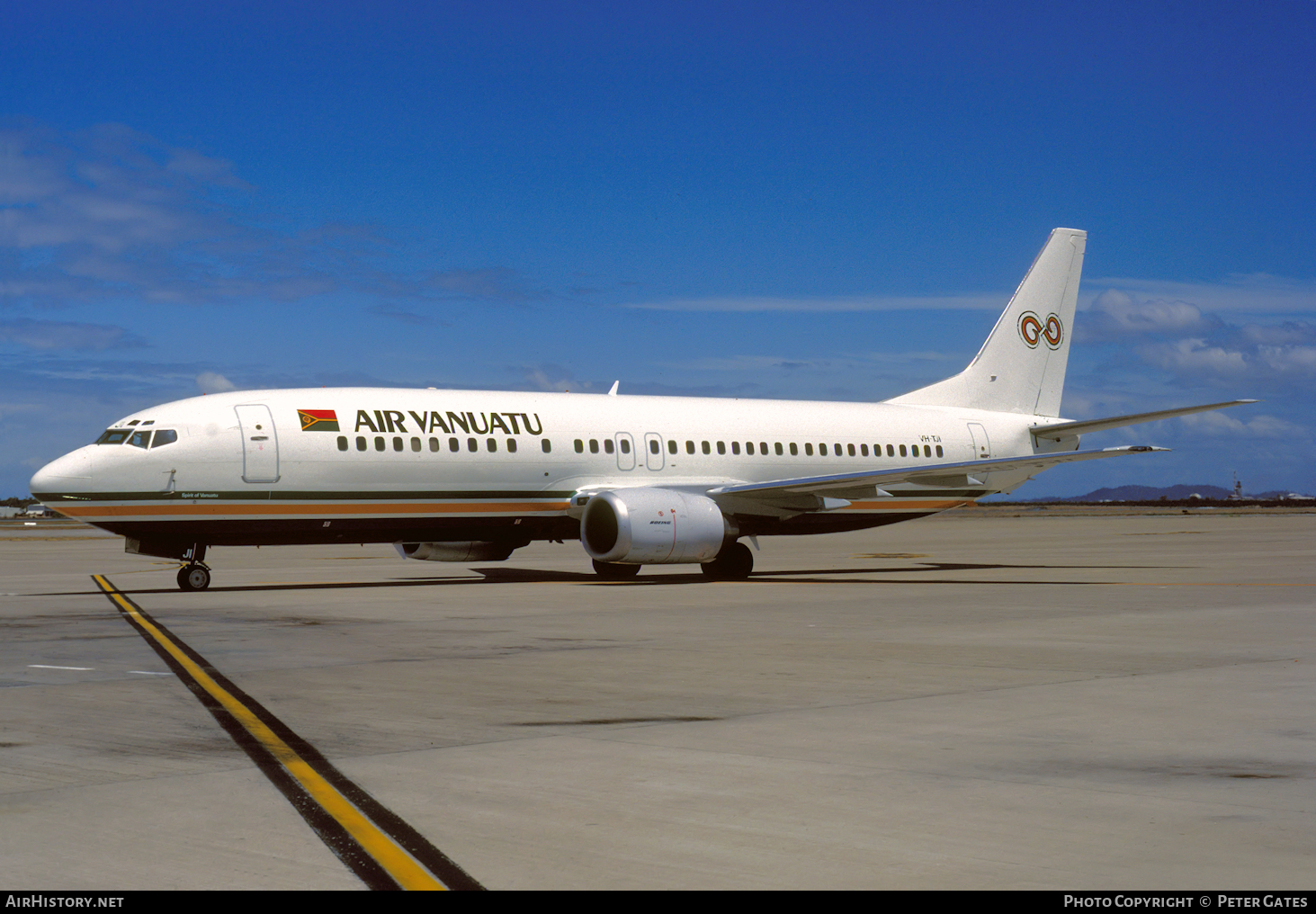 Aircraft Photo of VH-TJI | Boeing 737-476 | Air Vanuatu | AirHistory.net #29115