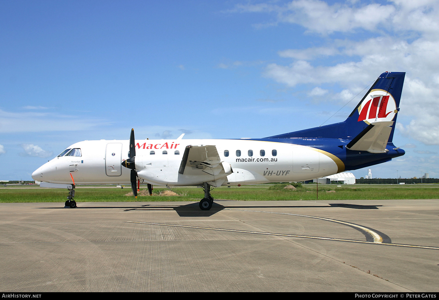 Aircraft Photo of VH-UYF | Saab 340B | MacAir Airlines | AirHistory.net #29120