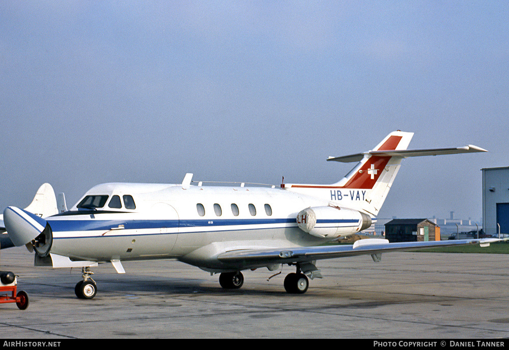 Aircraft Photo of HB-VAY | Hawker Siddeley HS-125-3B | AirHistory.net #29135